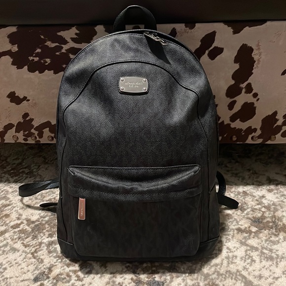 Michael Kors Bags Michael Kors Logo Backpack Black Poshmark